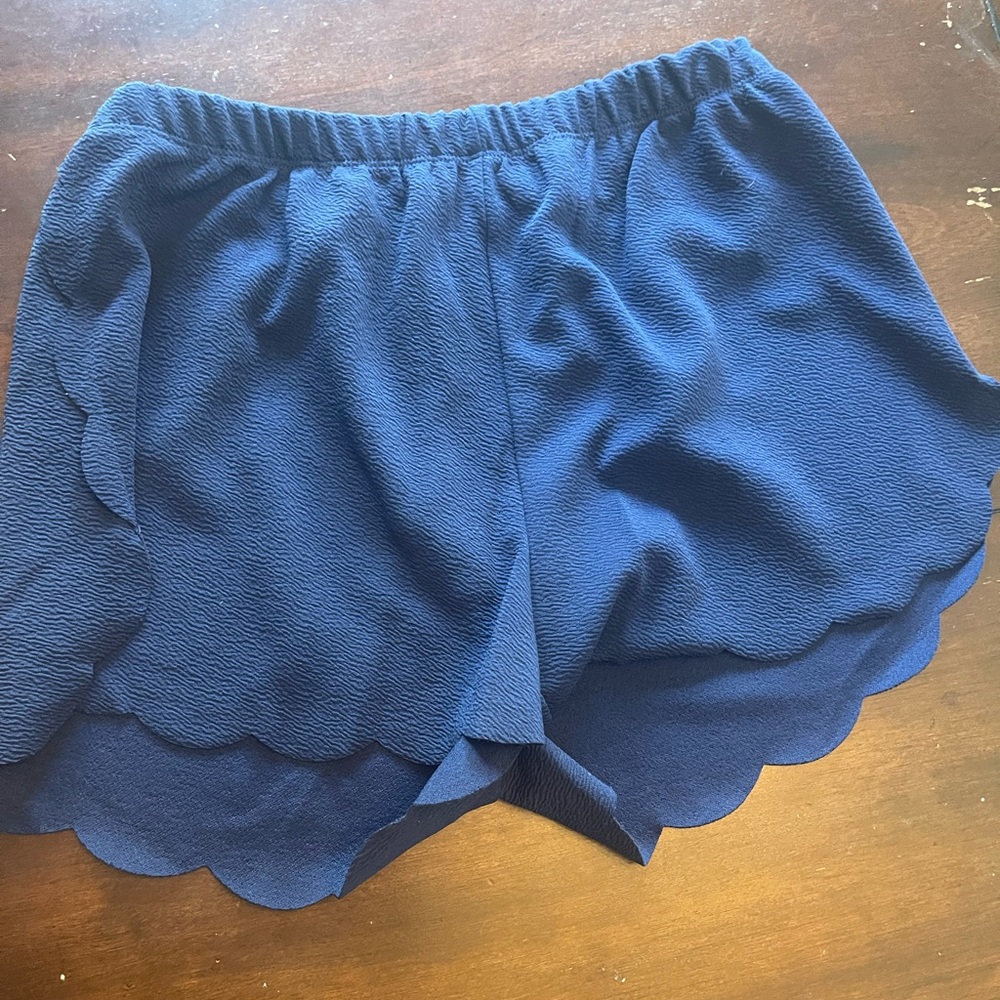 Scalloped shorts